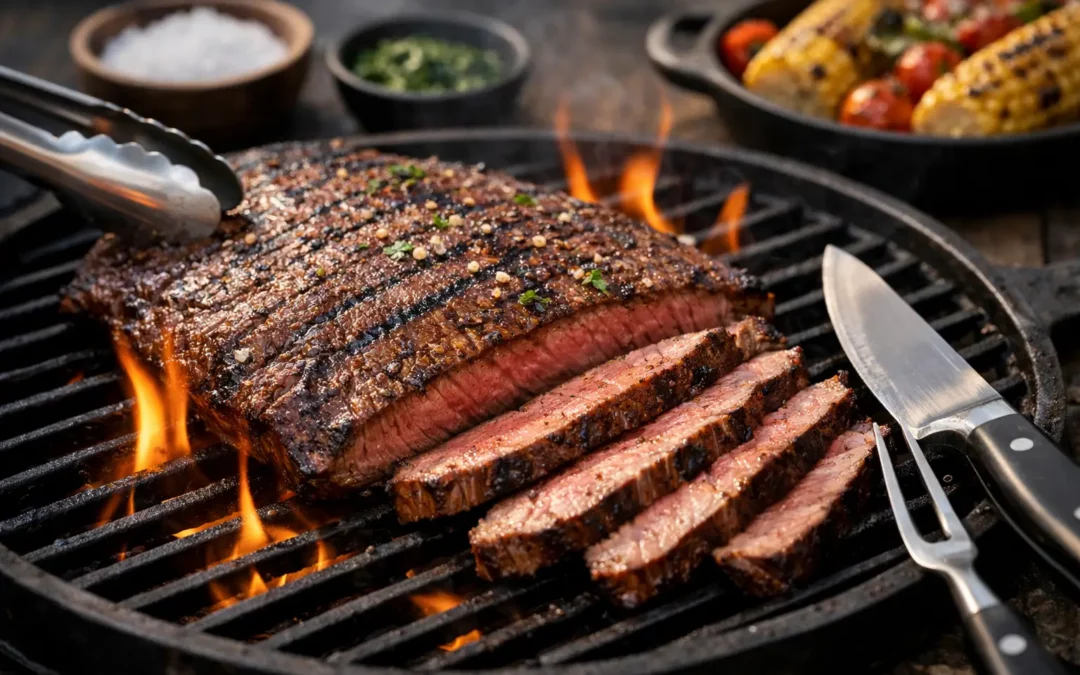 Flank Steak perfekt grillen in 7 Schritten