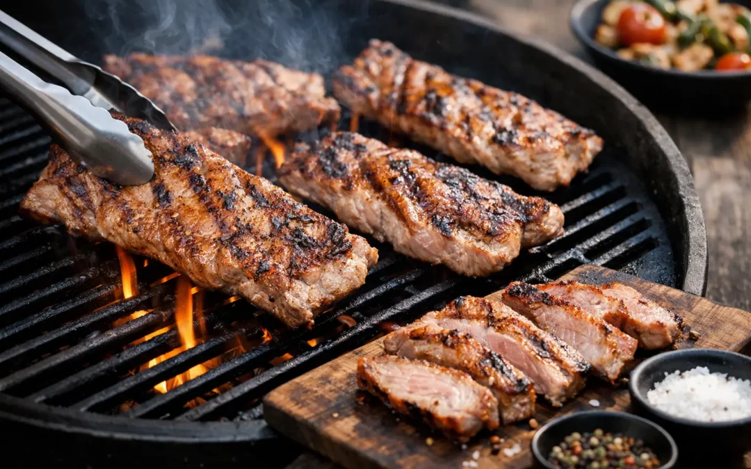 Iberico Secreto auf dem Grill richtig grillen