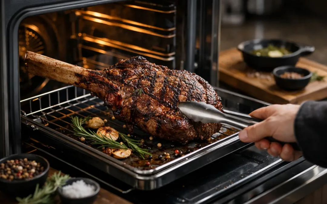 Tomahawk Steak im Ofen garen wie ein Profi
